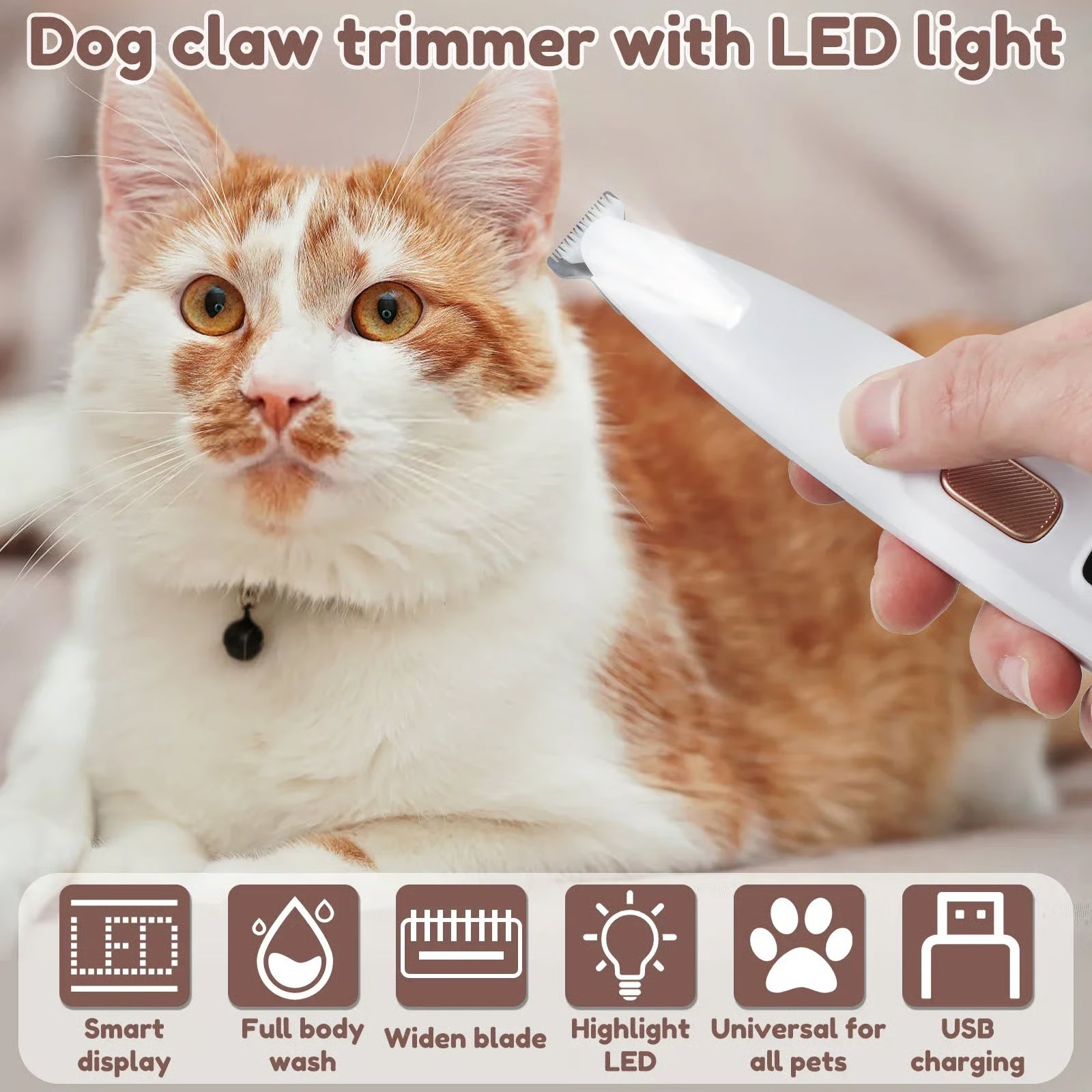 Pet MicroPrecision Trimmer 🏆Flash Sale⚡ 6.9K+ SOLD! Almost Gone-💥