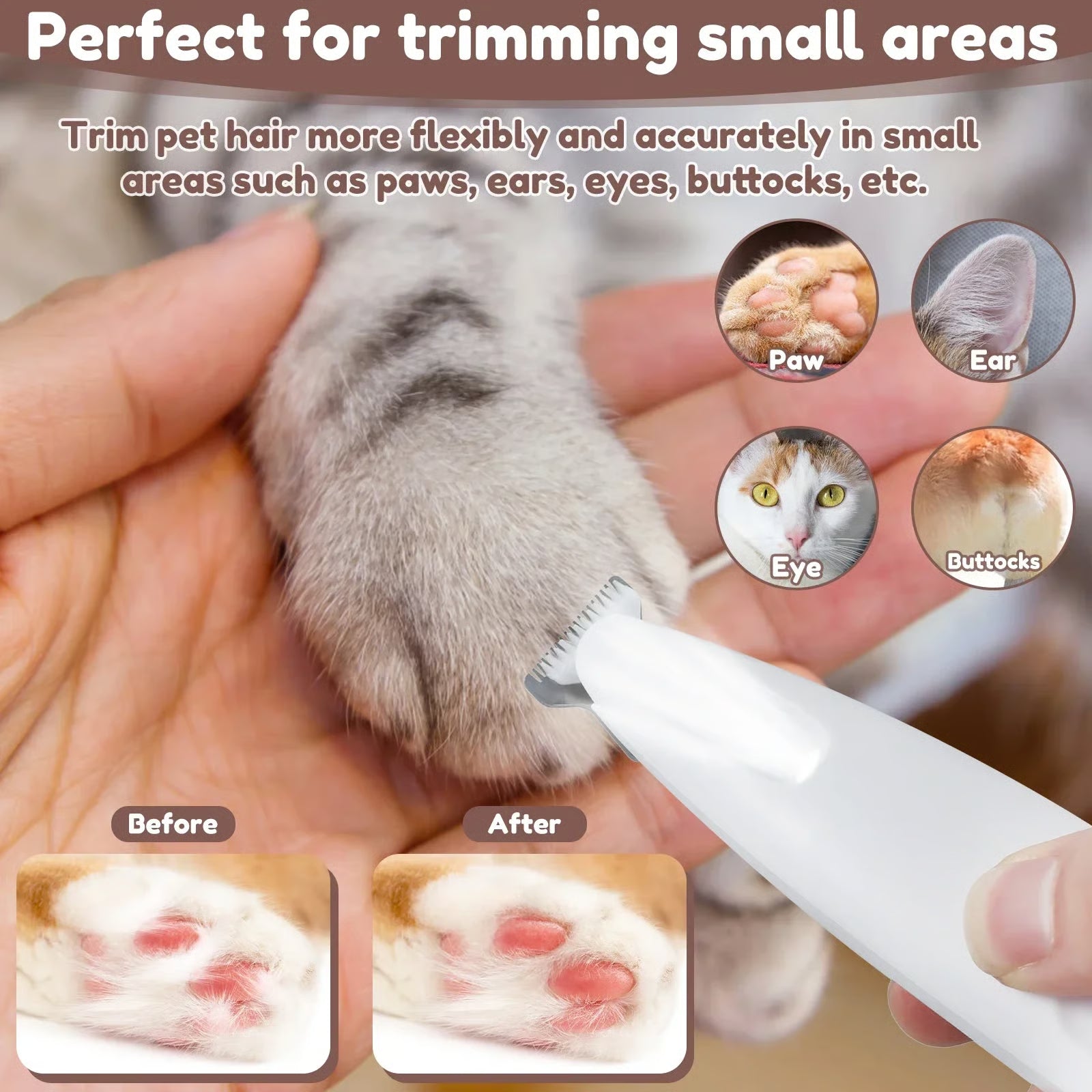 Pet MicroPrecision Trimmer 🏆Flash Sale⚡ 6.9K+ SOLD! Almost Gone-💥