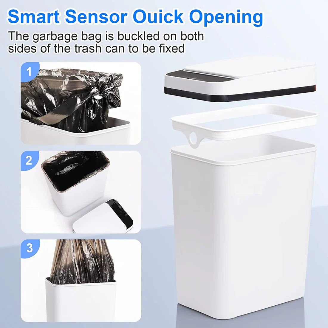 Smart Touchless Trash Can ~ Free shipping