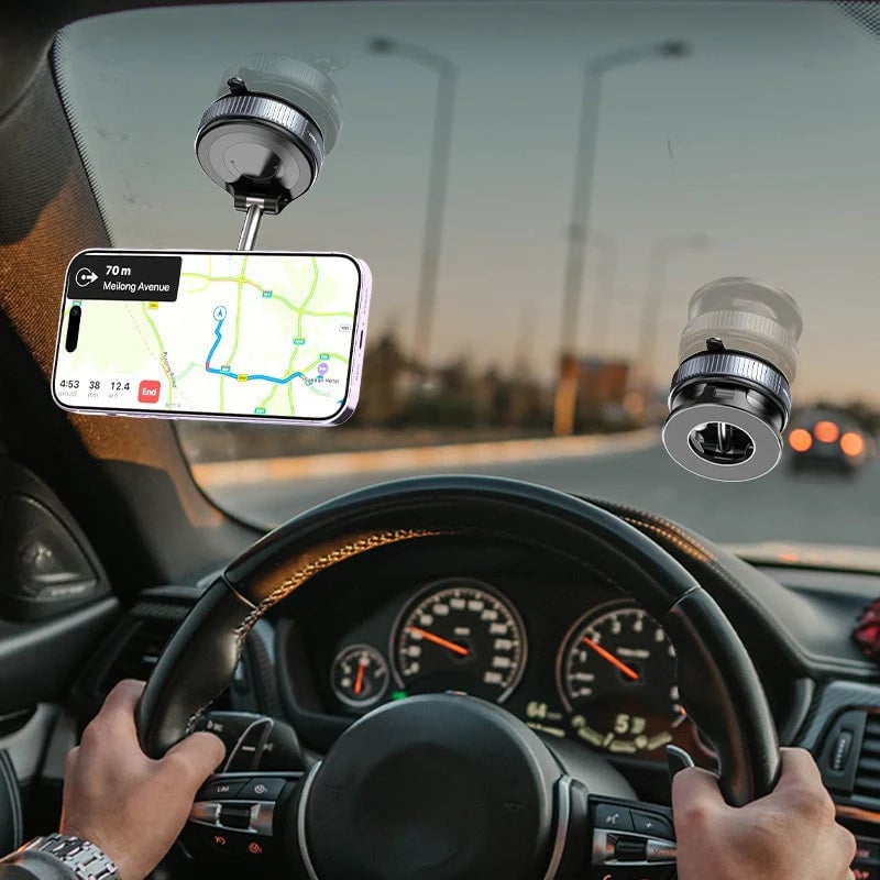 🏆Flash Sale⚡ 2.5K+ SOLD! Almost Gone-💥Retractable Car Phone Mount - 360° Magnetic Holder