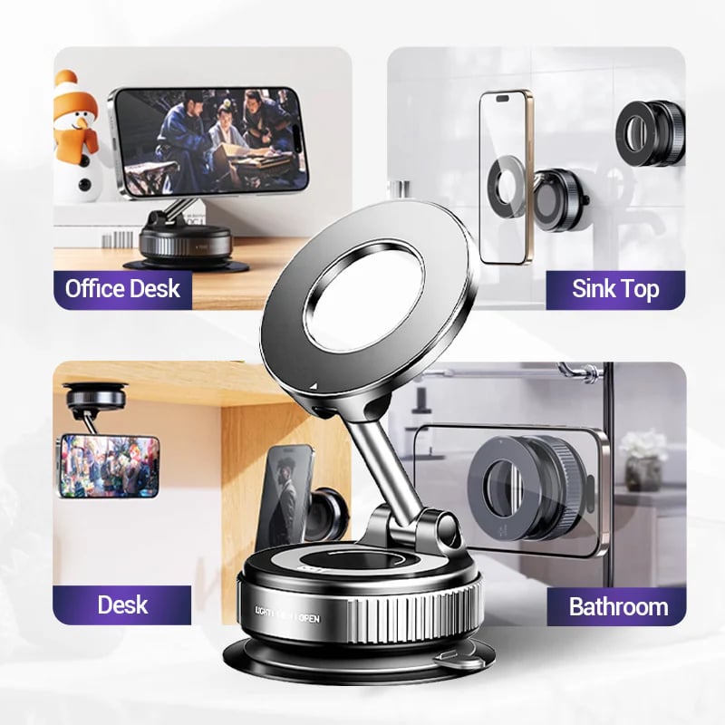 🏆Flash Sale⚡ 2.5K+ SOLD! Almost Gone-💥Retractable Car Phone Mount - 360° Magnetic Holder