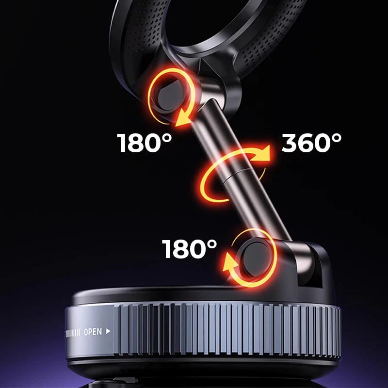 🏆Flash Sale⚡ 2.5K+ SOLD! Almost Gone-💥Retractable Car Phone Mount - 360° Magnetic Holder